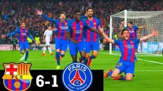 FCB vs PSG 6-1 (Relato Fernando Palomo) La Remontada UCL 2017 