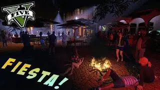 FIESTA EN LA VILLA MARLOWE!! GTA 5 MODS. Lomacs