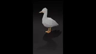 Blender - Low Poly Duck Speed Modeling