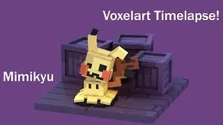Mimikyu - Voxelart Timelapse