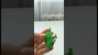 Фигурка из Бисера Лягушка Амигуруми Бисероплетение