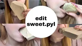 🔥СУХАЯ ГЛИНА🔥 АСМР ХРУСТ ГЛИНОЙ