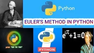 EULER METHOD IN PYTHON (solving ODE).
