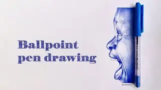 Ballpoint pen drawing I staedtler stick 430 m #drawing #ballpointpenart #pendrawing