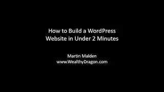 How to create a free WordPress Website and Domain in under 2 Minutes