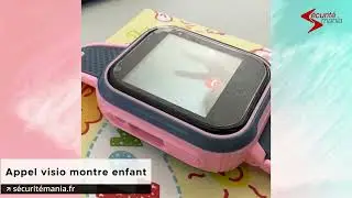 Montre sécurité enfant avec géolocalisation, appel SOS et visio