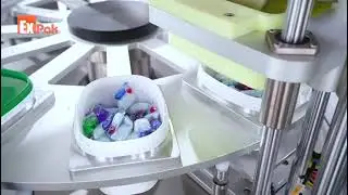EXPAK CPR50 Laundry Detergent Pods Tub Filling Machine