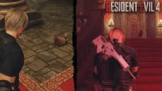 Why are there chickens in Salazar's throne room? Resident Evil 4 Remake