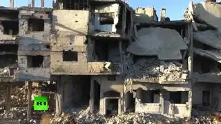 Разрушенный Хомс с высоты птичьего полета ЭКСКЛЮЗИВ