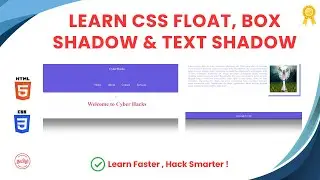 CSS Basic Project | Learn Float, Box Shadow & Text Shadow in CSS