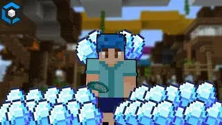 I Crafted ENCHANTED DIAMONDS On Hypixel Skyblock Bedrock Edition ?! - (Episode #02)