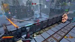 Warhammer 40000: Eternal Crusade. Штурм крепости, лазпушка ОП