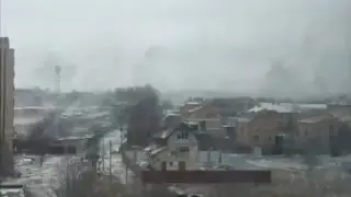 Ukraine War 2015 - Massive Rebel Grad Rocket Attack On Kramatorsk