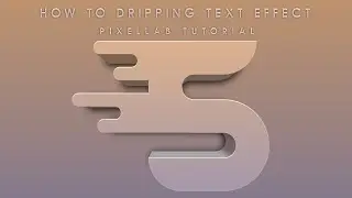 How To Make Dripping Text Effect | Dripping Text In PixelLab | Design Logo Pixellab | Kashif Edits
