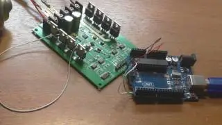 Arduino UNO + Драйвер двух двигателей с ШИМ H-Bridge DC mosfet IRF3205 3-36V 10A  #Arduino