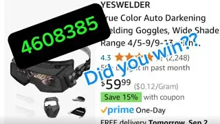 FIRST WINNING NUMBER!! 4608385 YesWelder Winner💥💥💥