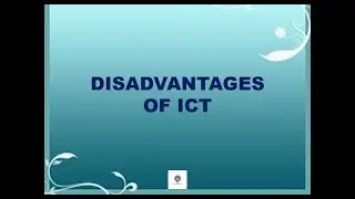 Disadvantages of ICT