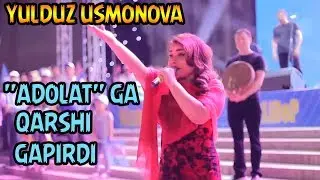 YULDUZ USMONOVA ADOLAT PARTIYASIGA QARSHI GAPIRDI