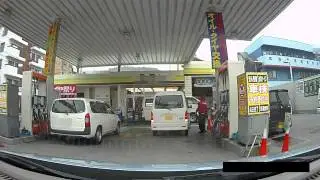 ガソリンスタンドでトラブル発生　The trouble of fear occurred in the gas station