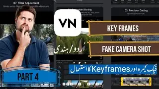 How to use key frame and how to create fake camera shot in VN video editor ||learn with affi ||