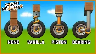 Which Suspension Is Best? 👨‍🔬 Scrap Mechanic Science!