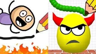 Draw Puzzle - Draw The Line VS Draw To Smash Logic Puzzle Satisfying ASMR Gameplay (Android,ios) Ep2