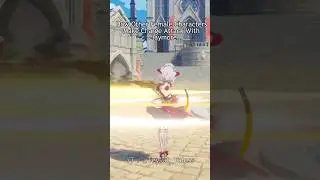 HOW FEMALE CHARACTER GENSHIN CHARGE ATTACK WITH CLAYMORE 【GENSHIN IMPACT】
