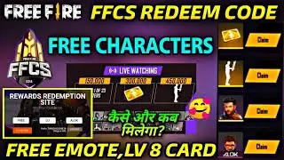 29 November redeem Code Free fire|ffcs redeem code today|Free Emote , Free Character , Free Lv8 Card