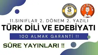 11. SINIFLAR TÜRK DİLİ VE EDEBİYATI 2. DÖNEM 2. YAZILI#yazılı #edebiyat #yks2023tayfa #yazılı deposu