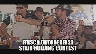 Frisco Texas Oktoberfest Stein holding contest !
