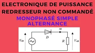 2. Redresseur non commandé : Monophasé Simple Alternance
