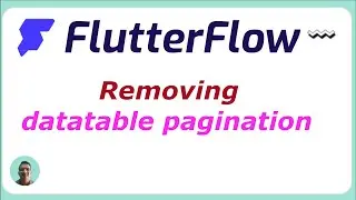 FlutterFlow removing datatable pagination