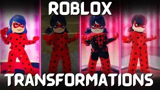 Roblox Miraculous Ladybug Transformation! Game VS Game VS Game VS Game