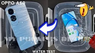 Oppo A60 Water Test iP54 💧💦 - Oppo A60 is Waterproof Or Not??