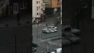 Киев Оболонь неизвестные бросают Коктейли Молотова в жилиы дома