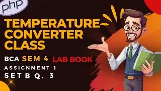 PHP:- Temperature convertor using class