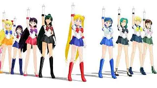 the sailor guardians dancing to dua lipa