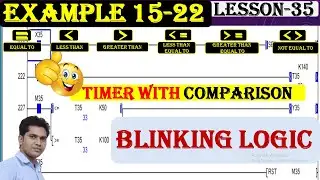 5. Mitsubishi plc programing in Hindi | Timer concept in Mitsubishi plc | Blinking logic In timer |