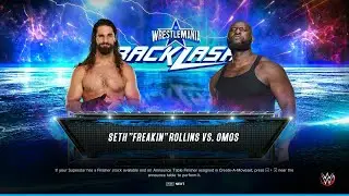WWE 2K23 Seth Rollins vs OMOS Backlash AI RESULT