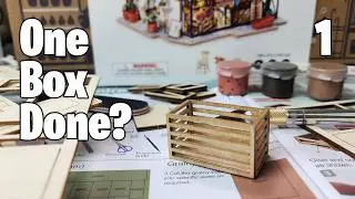 Only One Box Done! Rolife - Happy Corner - Emily's Flower Shop Kit Build 1