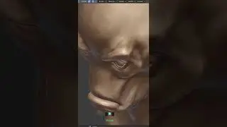 Sculpting in Blender - Alien Bust 