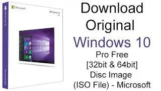 Download Free Windows 10 Original ISO File 2020