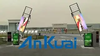 Advertising Barrier with LCD, Show Videos that You Want