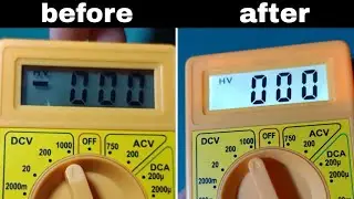 Digital multimeter upgrade | DIY LCD BACKLIGHT for your multimeter