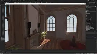 voxel cone tracing test - fireplace room - McGuire archive