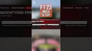 #F123 Imola Setup! 🏎️ #shorts