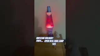 An awesome find at Walmart  , and open box lava lamp for 10$ … yes please 