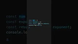 JavaScript: 2 ways to raise a number to a power!