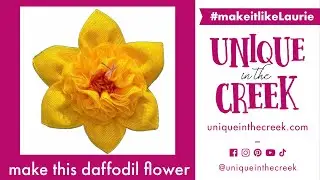 DIY Daffodil Flower Wreath on the UITC Large Board