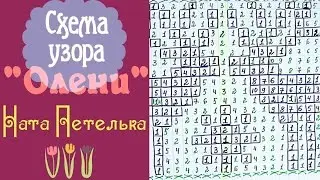 Схема узора к видеоуроку 